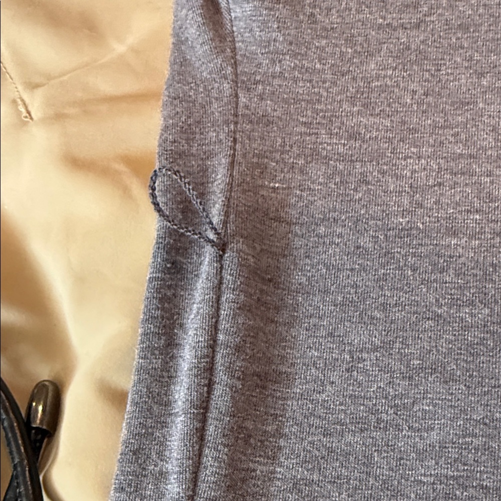 MSK Black and Gray Striped Dress - Picture 4 of 9